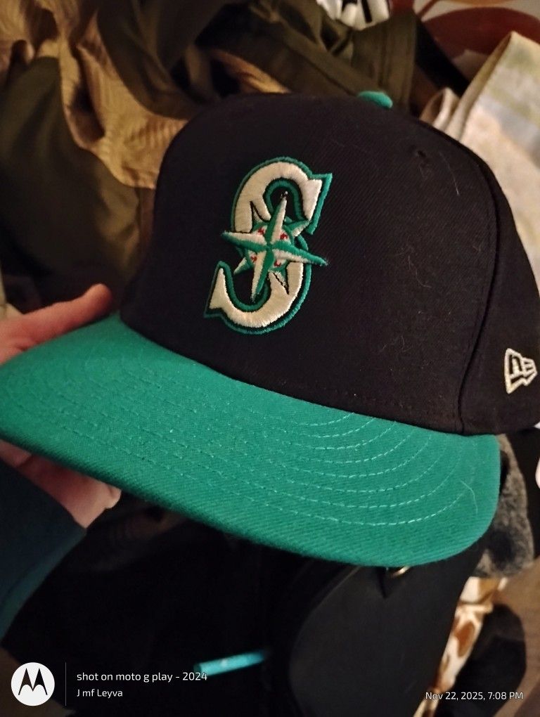 Seattle Mariners Fitted Flatbill 7 3/8