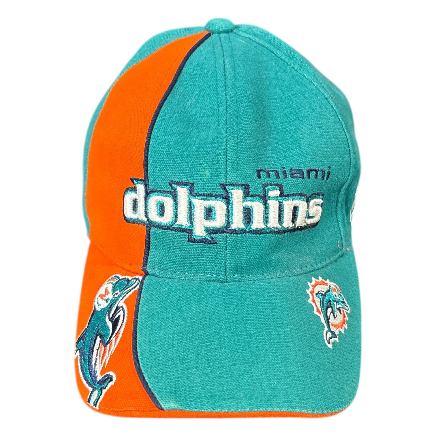 Miami Dolphins Embroidered Adjustable Hat Cap NFL Pro Line Football One Size