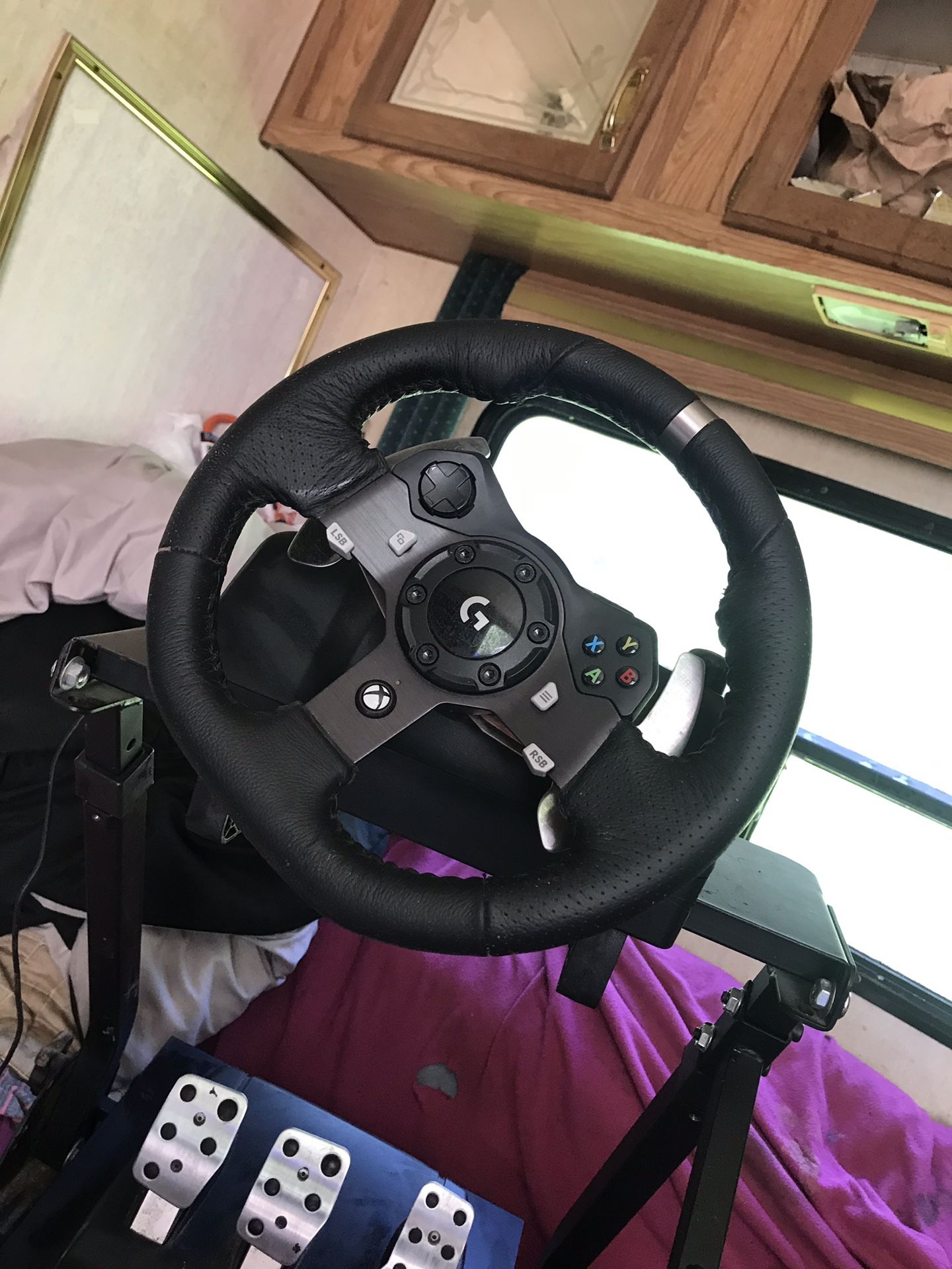 Xbox steering wheel setup