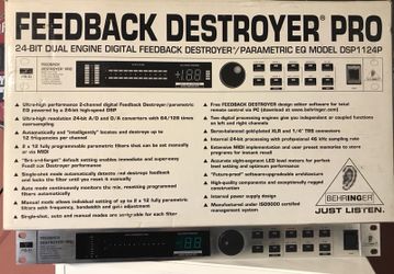 Behringer feedback destroyer pro dsp 1124p