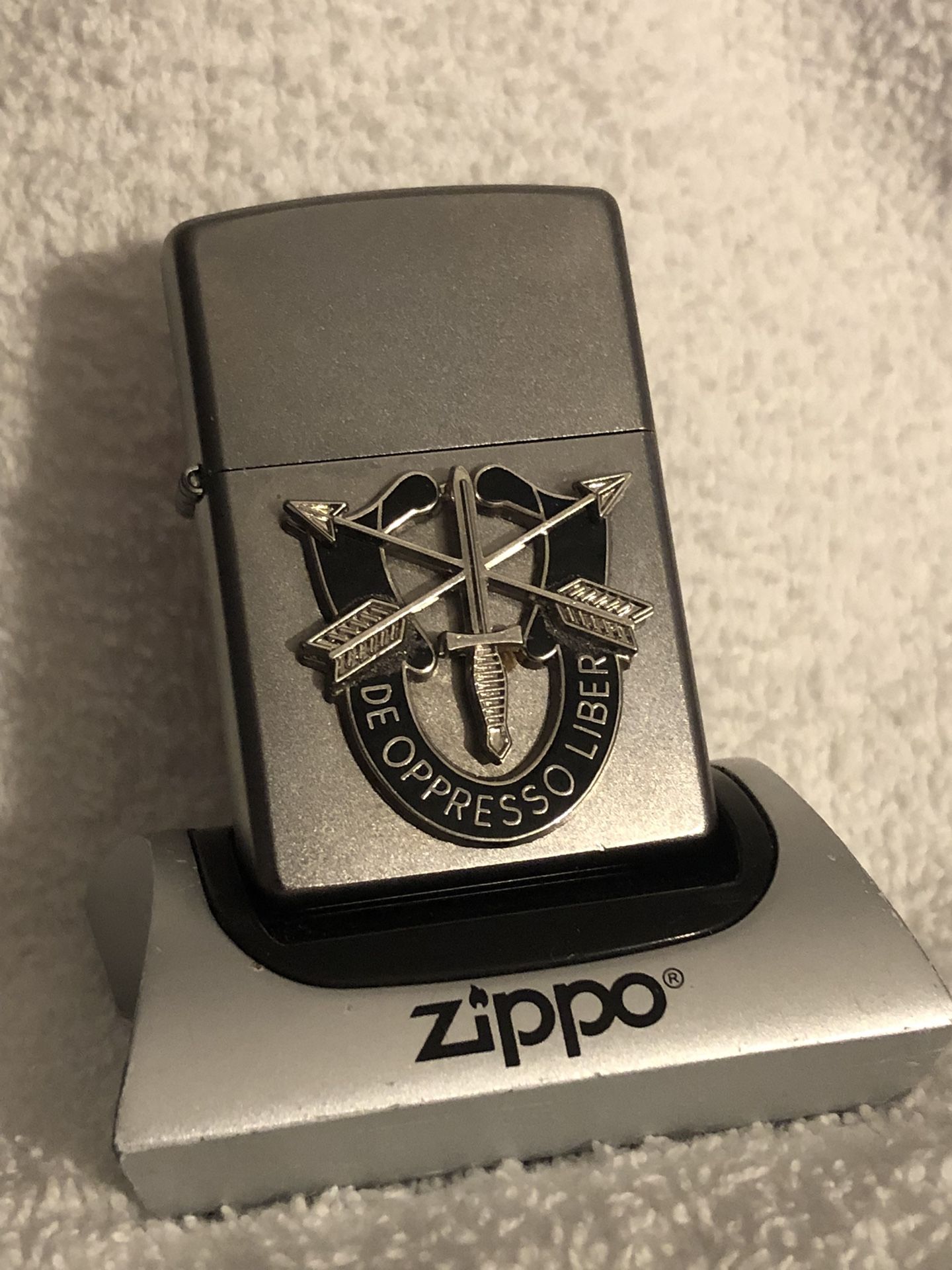 Special Forces Zippo Lighter “DE OPPRESSO LIBER “