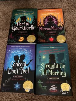 Disney A Twisted Tale Book Hardcover - books 5-8