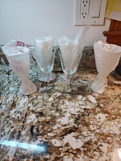 Kitchen crystal glasses set of 8