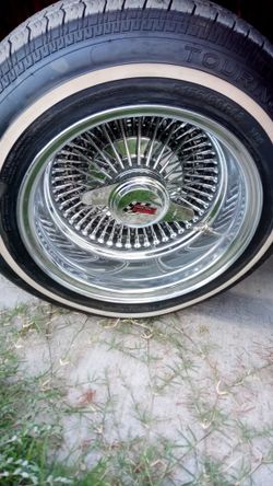 13x7 Dayton Wire Wheels