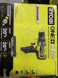 1/2” ryobi drill/driver HP