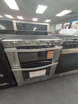 Whirlpool Double Oven Range $49 Down