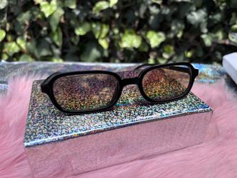 Black Thin Frame Sunglasses BRAND NEW