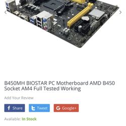 AMD Motherboard And Case