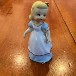 Vintage Semco Girl Ceramic Figurine 