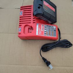 Milwaukee charger and battery
