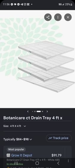 Botanicare ct Drain Tray 4 ft x