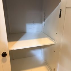White cabinet 