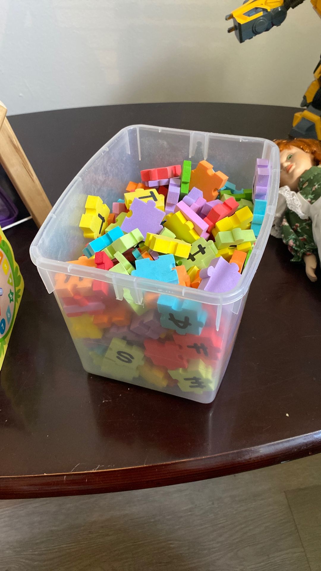 Foam alphabetical Letters
