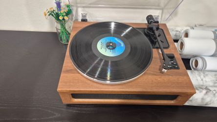 Vintage Wooden Record Player