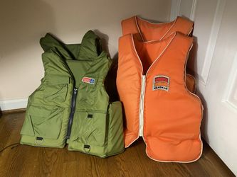 Adult Helmsman and Large Colman Life Jackets - 2 Each