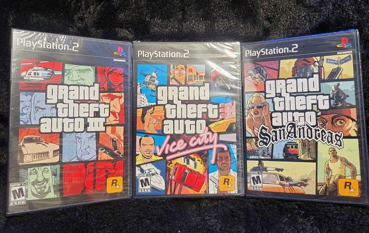 GTA PS2 Sealed Games