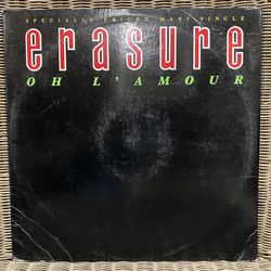 Erasure “Oh L ‘Amour” 12” Single