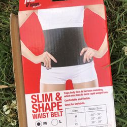 New - Total Vision Slim & Shape Waist Belt - M