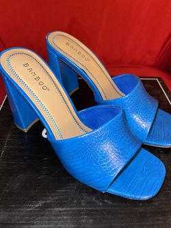 Blue Sandal Heel