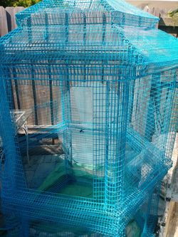 STEEL MESH BIRD CAGE..