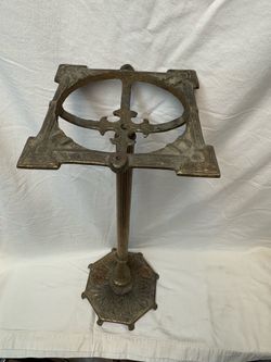 Vintage Metal Cigarette Cigar Ashtray Stand