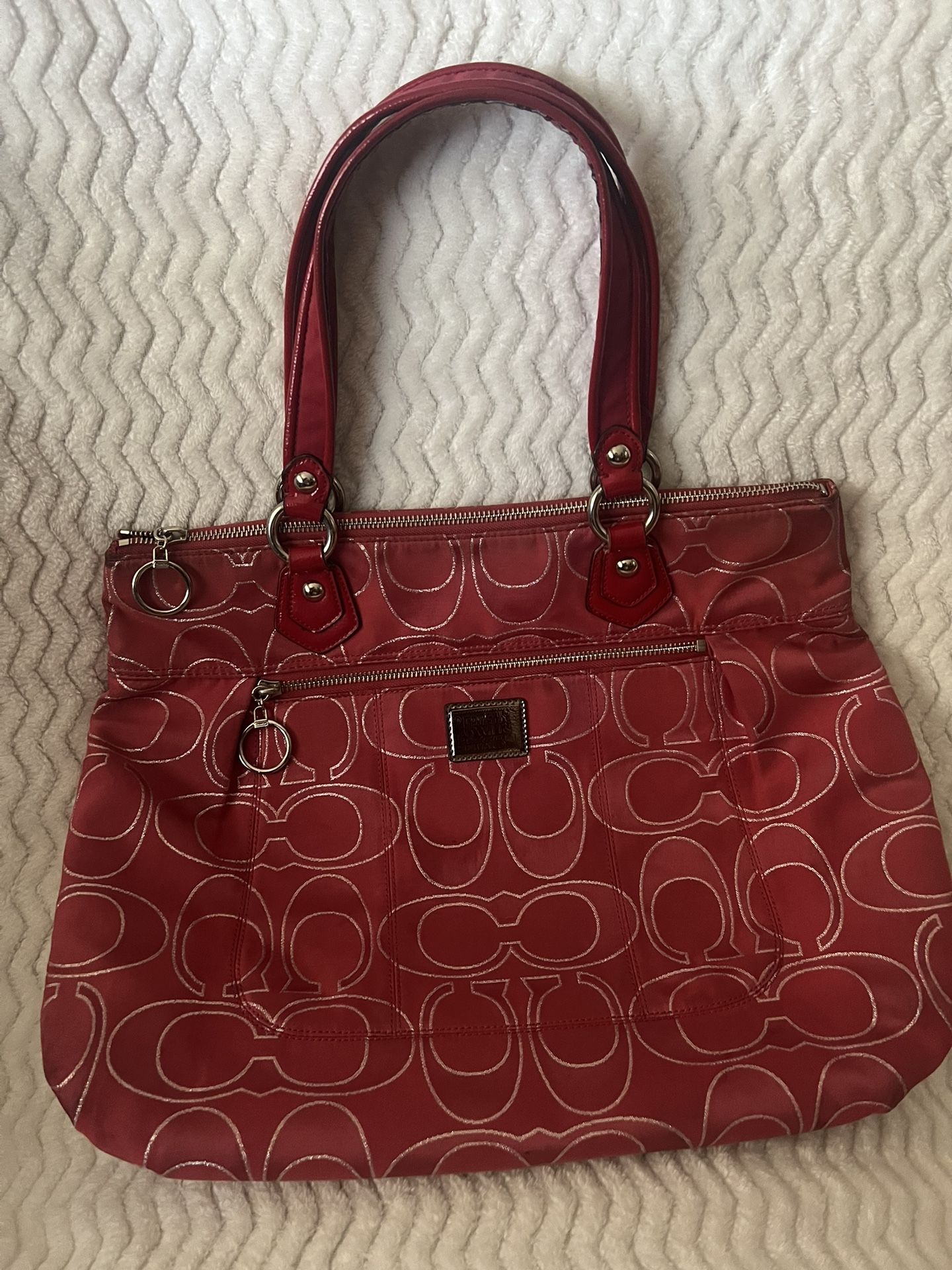 Red Coach Bag