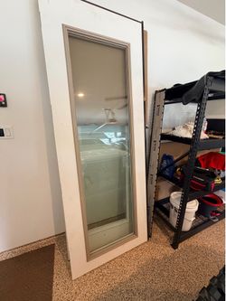 Glass door insert 8ft door