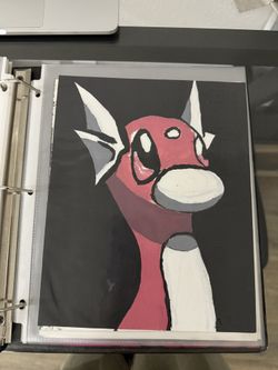 Pokemon Shiny Dratini Painting