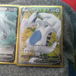 Lugia V And Lugia V Full Art Silver Tempest