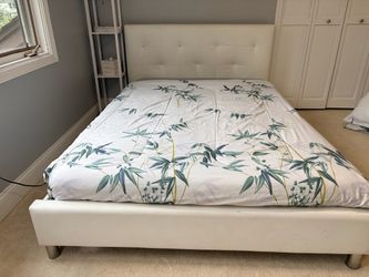 Moving Sale! Full Bed Frame + Mattress & IKEA Dresser - Great Condition 🔥