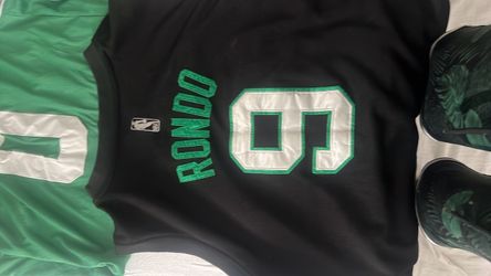 Celtics Rondo and Tatum NBA Jerseys