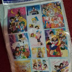 Sailor Moon Stickers Vintage