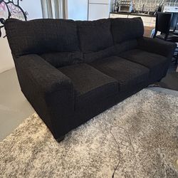 Black Fabric Couch