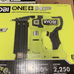 Ryobi 18 Gauge Brushless Nail Gun 18 V