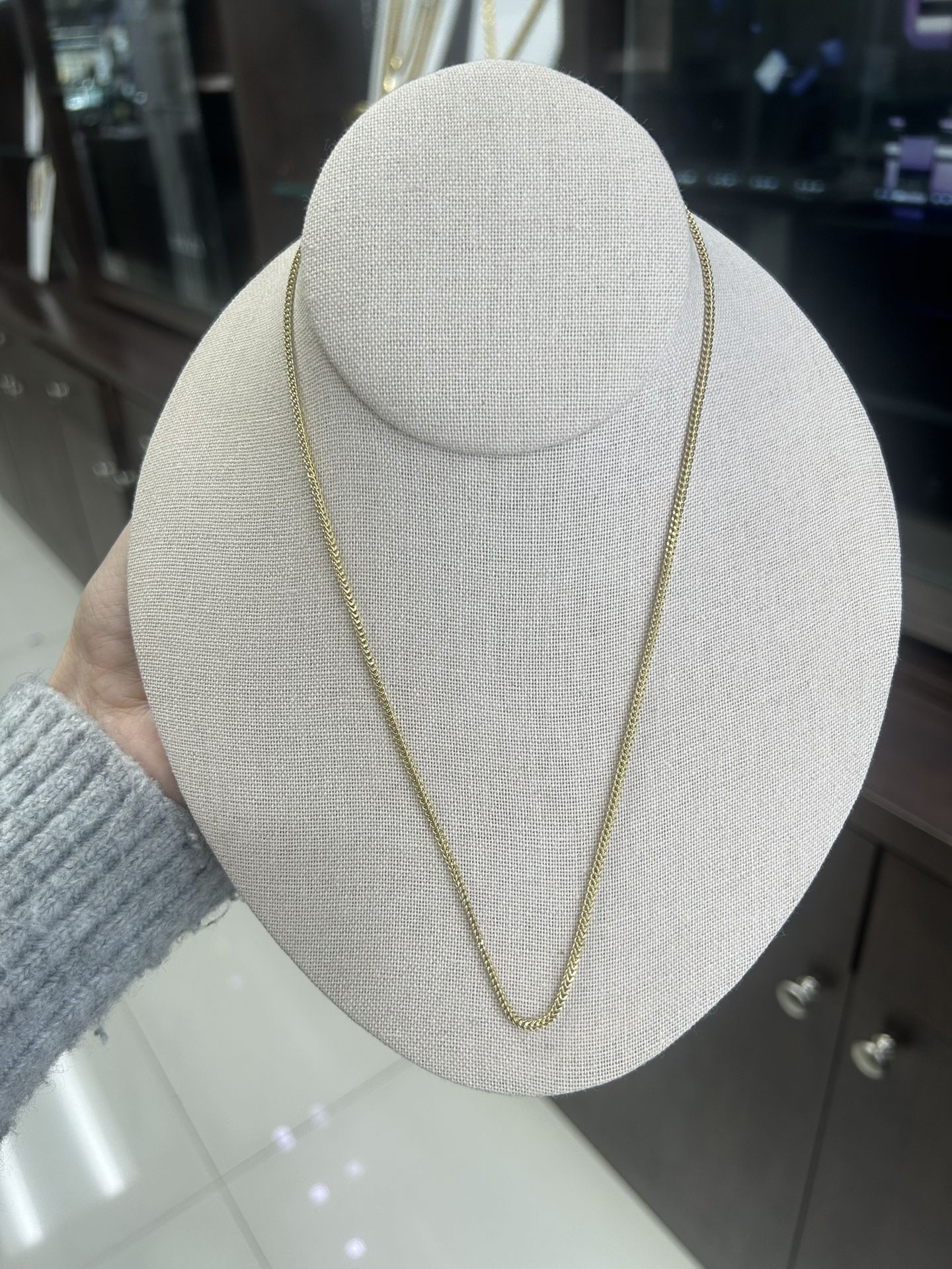 Chain Yellow Gold 10k. Box Link 