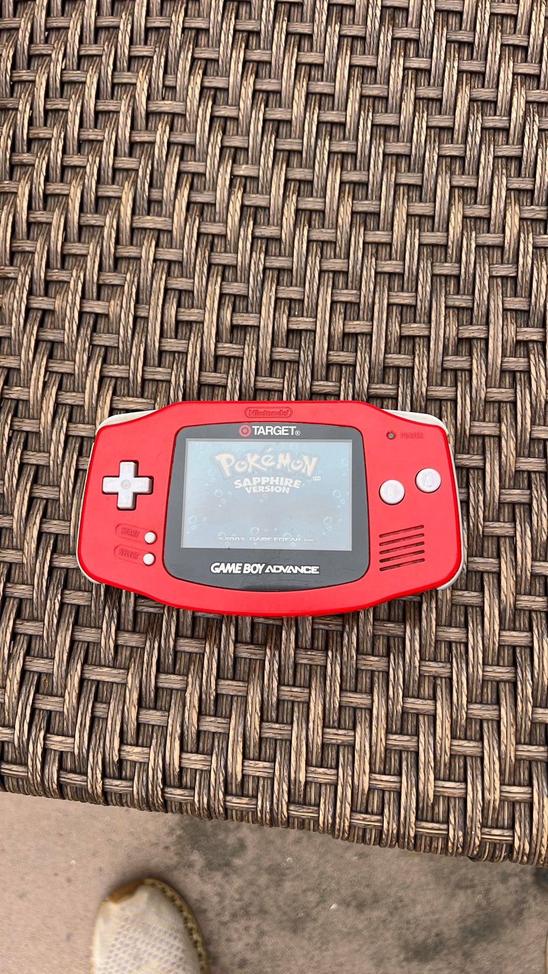 Gameboy Advance rare Target Exclusive with Pokemon Sapphire for Sale in ...