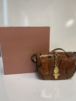 Gucci Mini Sylvie Python Leather bag (H)