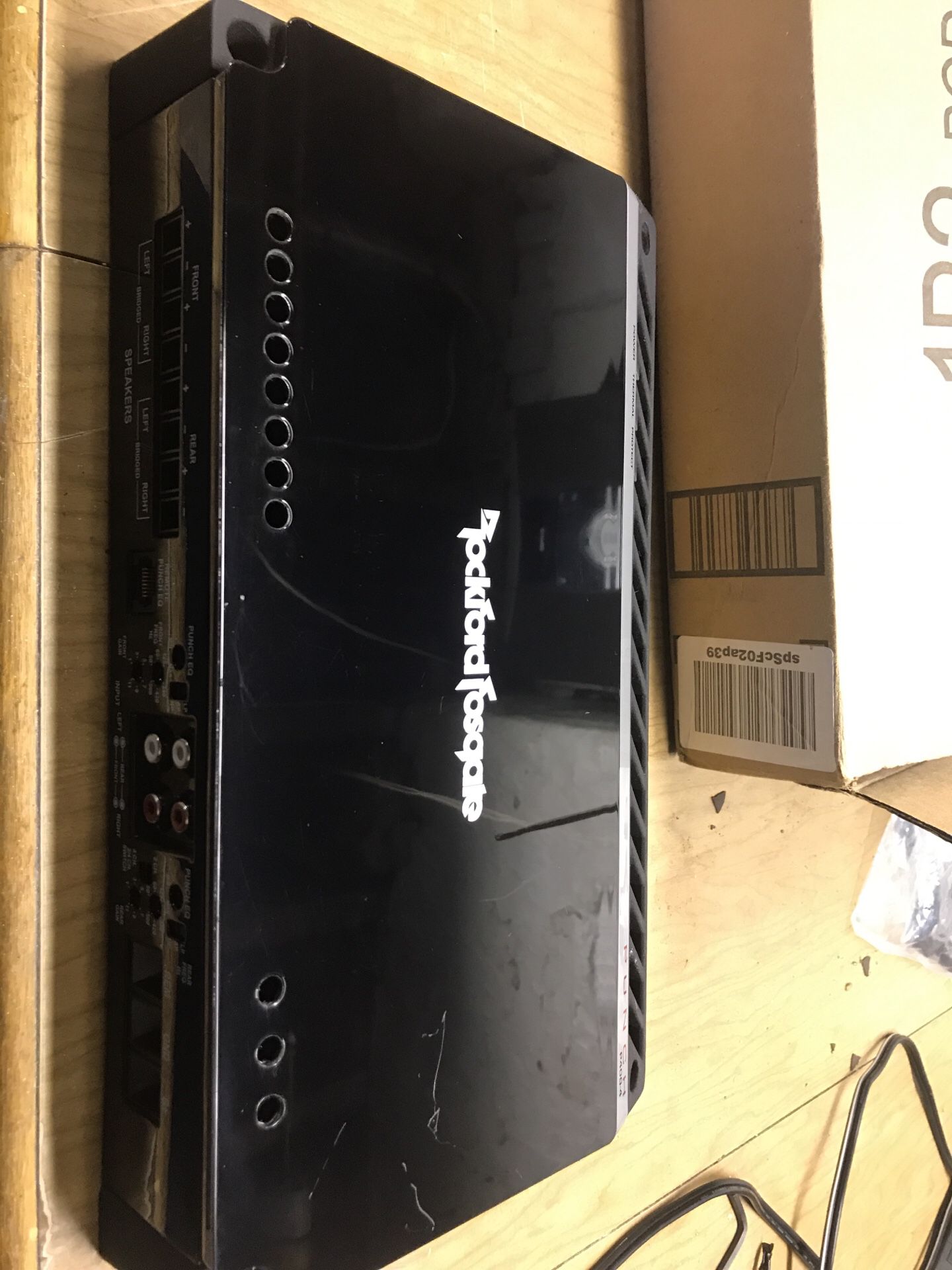 Rockford Fosgate 4 Chanel car audio amplifier