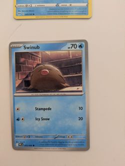 Swinub PFL 023 Pokemon Card