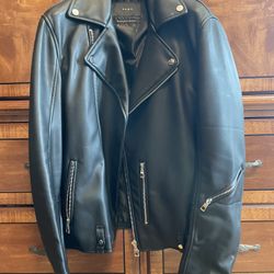 Mens Zara Biker Jacket Medium