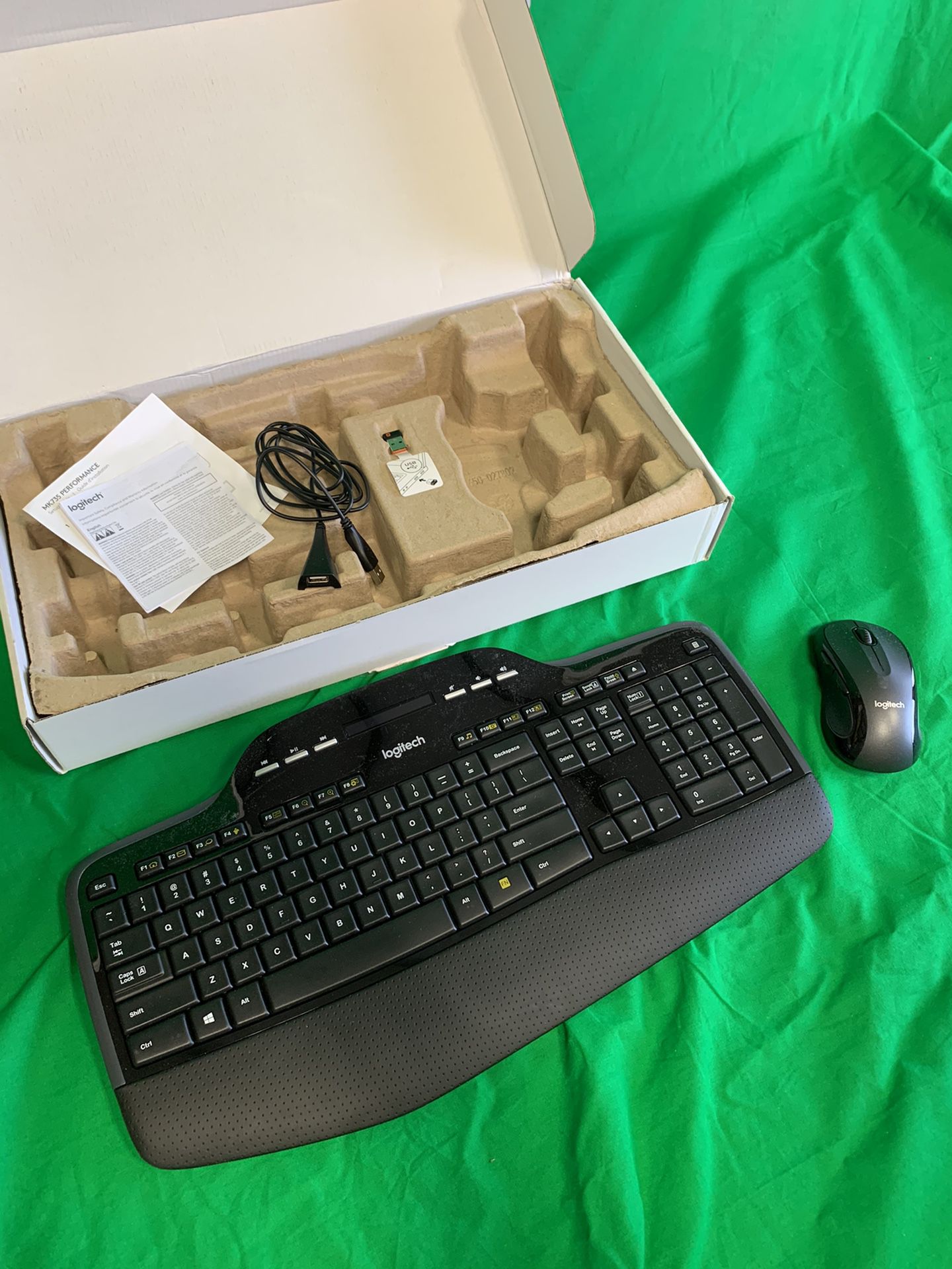 Wireless Multimedia Keyboard & Laser Mouse Bundle