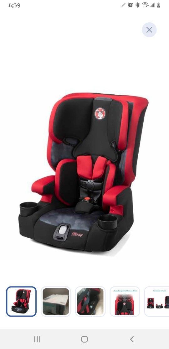 Mickey Mouse 3 In 1 Carseat **NEW**