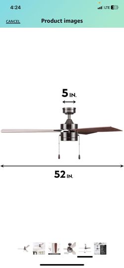 2 Gun metal ceiling fans