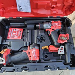 M18 FUEL 18V Lithium-Ion Brushless Cordless Hammer Drill and Impact Driver 4 Gen  Brand New Tool Only Cash Or Zelle 