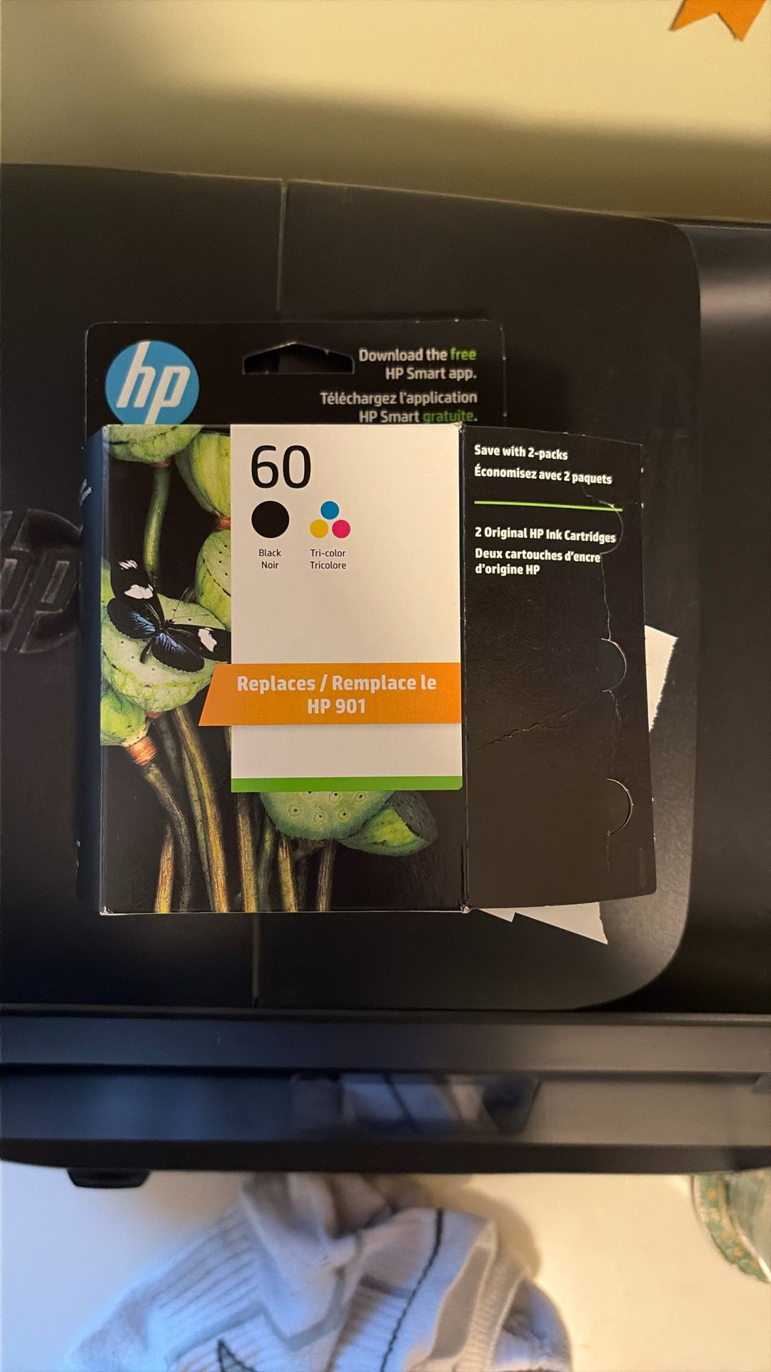 HP Printer ink 60 or 901
