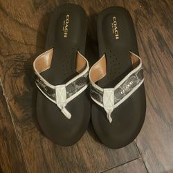 Y2K Coach Wedge Sandals 