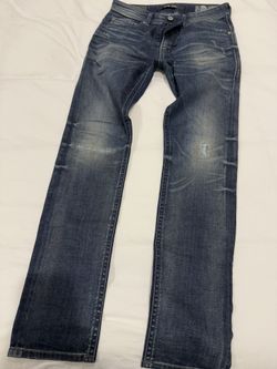 Men's Diesel Industry Blue Distressed Thommer Jeans, Size W27 x H30