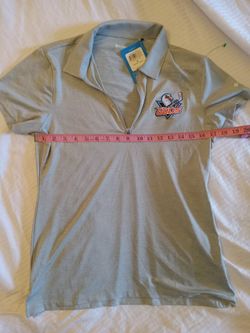 Columbia Golf Gray polo Short sleeve San Diego Gulls Medium New With Tags