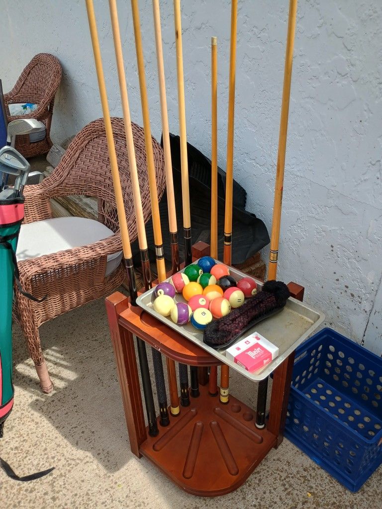 Pool table Stick Balls Holder