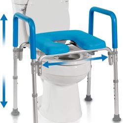 Platinum Health Original Toilet Adjustable Seat For Pregnant, Elderly, Senior, Post Hospital 